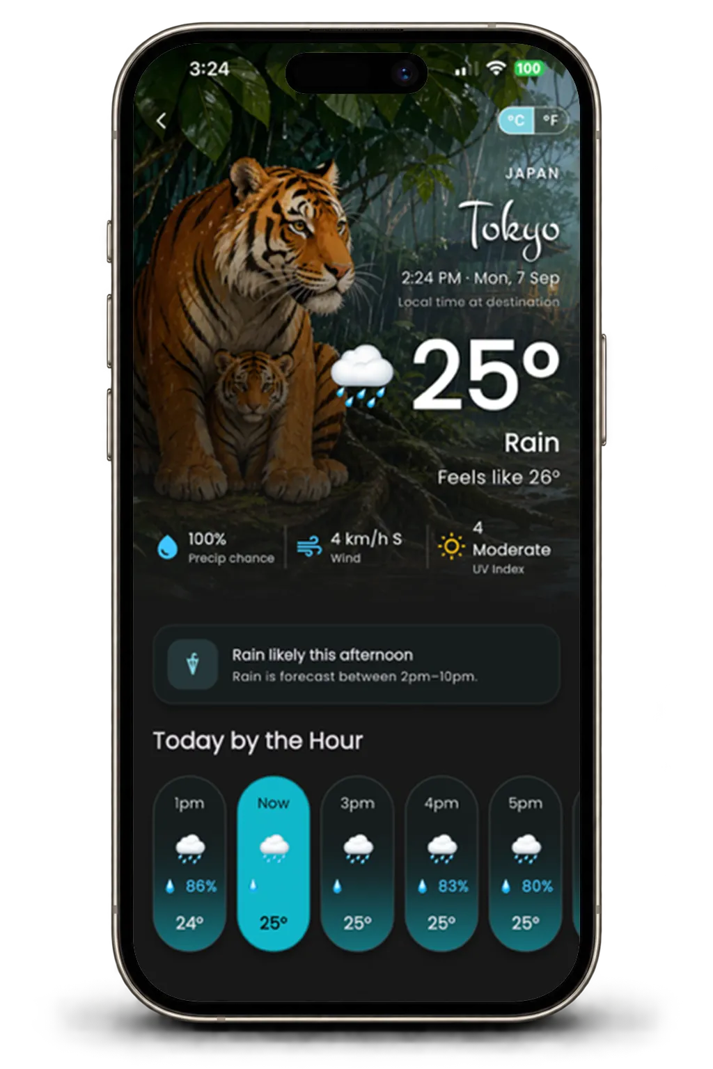 Weather screen